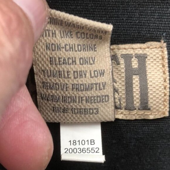 Duluth Trading Co. Men Cargo Pants Tag Size 36x30 Straight Leg Black Casual Work - Picture 9 of 12